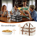 Lifewit Insulated Double Decker Casserole Carrier, Expandable Lasagna Lugger - Image 4