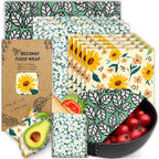 Beeswax Wrap, 9 Pack Eco-Friendly Beeswax Wraps by PICcircuit