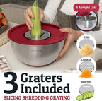 Priority Chef Stainless Steel Mixing Bowls - Image 4