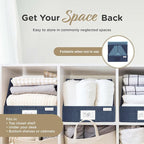 VIVIDECOR Open Front Trapezoid Storage Bins 12x12x10 – Easy Access Closet Shelf - Image 6