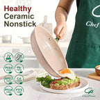 Chef Power Ceramic Cookware Sets, Cookware Set - Image 3