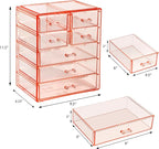 Sorbus Acrylic Makeup Organizer Set, 7-Drawer Vanity & Countertop Cosmetic - Image 3