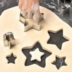 HULISEN Star Cookie Cutter Set, Stainless Steel Biscuit Cutter - Image 3