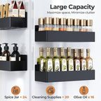 Mystozer Magnetic Spice Rack for Refrigerator, Kitchen Organizer and Storage - Image 6