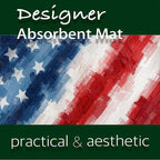 250 anniversary usa American Flag Dish Drying Mat: 12"x20" Patriotic Absorbent - Image 4