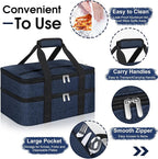 Double Insulated Casserole Carrier, Portable Casserole Carrier - Image 3