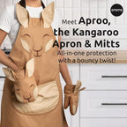 OTOTO Aproo Kitchen Set – Oven Mitts and Chef Apron - Image 2