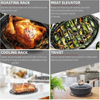 DIMESHY Roasting Rack, Enamel Finished, fit - Image 5