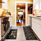 Fourluoo 10 Pcs Kitchen Dish Towels Rugs Oven Mitts and Pot Holders Set - Image 7
