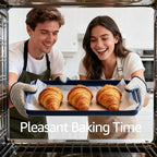 3Pcs Nonstick Baking Sheet, Baking Sheet Pan Set, Jelly Roll Pans, Cookies Sheet - Image 4