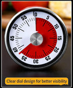 Mechanical Kitchen Timer, 60-Minute Wind Up Countdown Timer - Image 7