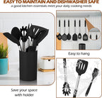 HaWare 29 PCS Silicone Cooking Utensils Set, Heat Resistant Kitchen Utensils Set - Image 7