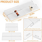 Yieach 4 Pack Adjustable In Drawer Spice Organizer - Image 3