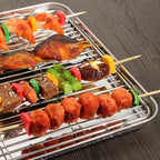 Wildone Baking Sheet & Rack Set, Stainless Steel Cookie Pan - Image 6
