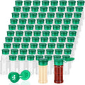 Amyhill 100 Pcs Plastic Spice Bottles Spice Jars by Amyhill