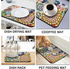 Dish Drying Mat for Kitchen Counter 2 Pack - Image 6
