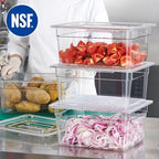 CURTA 4-Pack 1/2 Size 6" Deep NSF Polycarbonate Food Pans - Image 4