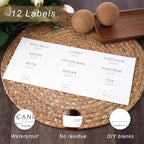 Glass Jars with Cork Lids, 3 Pack Small Decorative Jars with Acacia Tray - Image 5