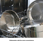 T-fal Performa Stainless Steel Cookware Set 12 Piece Induction Oven Broiler - Image 5