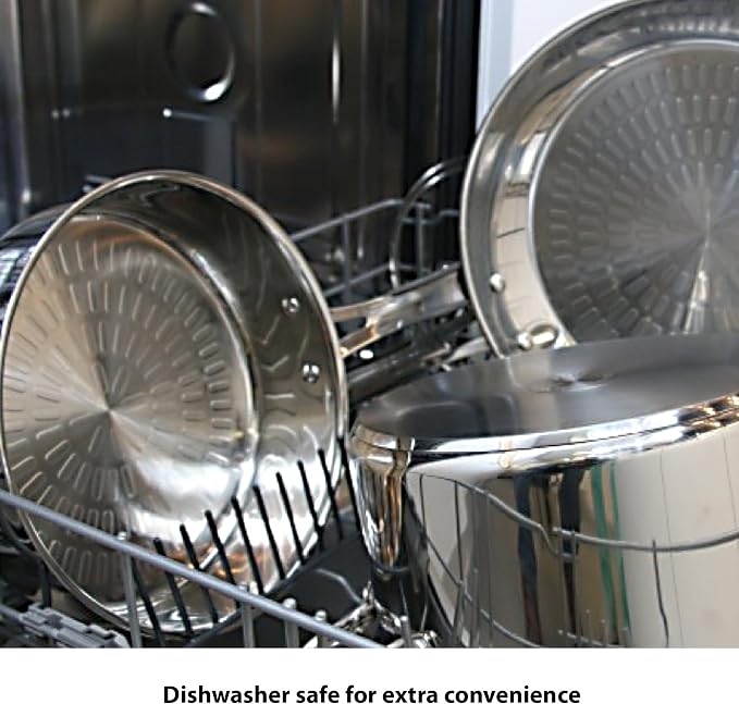 T-fal Performa Stainless Steel Cookware Set 12 Piece Induction Oven Broiler - Image 5