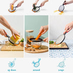 Dreamfarm Ograte Two-Sided Coarse Food & Vegetable Speed-Grater - 6mm Coarse - Image 4