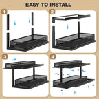 2-Pack 21.3 IN Depth Under Sink Organizer - Image 6