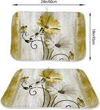 Floral Dish Drying Mat 18x24 Inches - Image 2