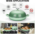 Bread Dutch Oven for Sourdough Baking, Joyfair Enameled Cast Iron Dutch Oven Pot - Image 4