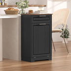 Single 10 Gallon Tilt Out Trash Can Cabinet - Image 8
