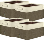 BALEINE 4 Pack Fabric Closet Storage Bins by BALEINE