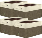 BALEINE 4 Pack Fabric Closet Storage Bins by BALEINE
