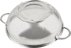 3-Piece Stainless Steel Mesh Micro-Perforated Strainer Colander Set - Image 2