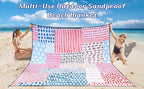 HIHOHO Beach Blanket Waterproof Sandproof Extra Large Beach Mat 79" X - Image 6