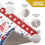 Giwawa 4th of July Gnomes Dish Drying Mat 18x24 inch Patriotic Elf Usa Stars - Image 4