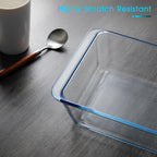NUTRIUPS 3.7QT Rectangular Deep Glass Baking Dish, Glass Baking Pan - Image 6