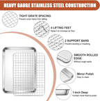 E-far Stainless Steel Baking Sheet - Image 3