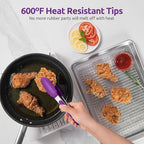 600ºF Heat Resistant Kitchen Tong: U-Taste 7 inch Silicone Cooking Tong - Image 3