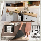 Fourluoo 10 Pcs Attractive Style Kitchen Dish Towels Rugs Oven Mitts and Pot - Image 5