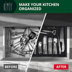 ROYAL CRAFT WOOD Luxury Bamboo Kitchen Drawer Organizer - Image 5
