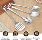 3 Pcs Stainless Steel Cooking Utensils Set, Heat Resistant Kitchen Utensils - Image 3