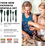 DI ORO 6-Piece Silicone Spatula Set - Image 4