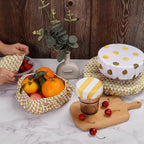 10Pcs Reusable Bowl Covers In 5 Size, Stretch Cloth Fabric Dish Cover Kitchen - Image 7