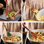 7Pcs Pakkawood Kitchen Utensils Set - Image 6