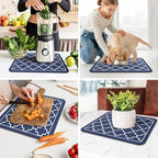 WISELIFE Dish Drying Mat Super Absorbent Drying Mat Large Dish Drying Mats - Image 6