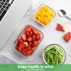 HOMBERKING 24pc Glass Food Storage Containers - Image 6