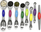 Magnetic Measuring Spoons Set Stainless Steel by BIDFUL