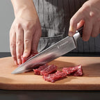 15-Piece Knife Set with Block for Kitchen, with Built-In Sharpener, Stainless - Image 5