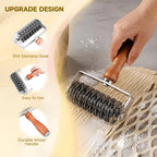 Pastry Lattice Roller Cutter, Stainless Steel Dough Cutter Wheel - Image 3