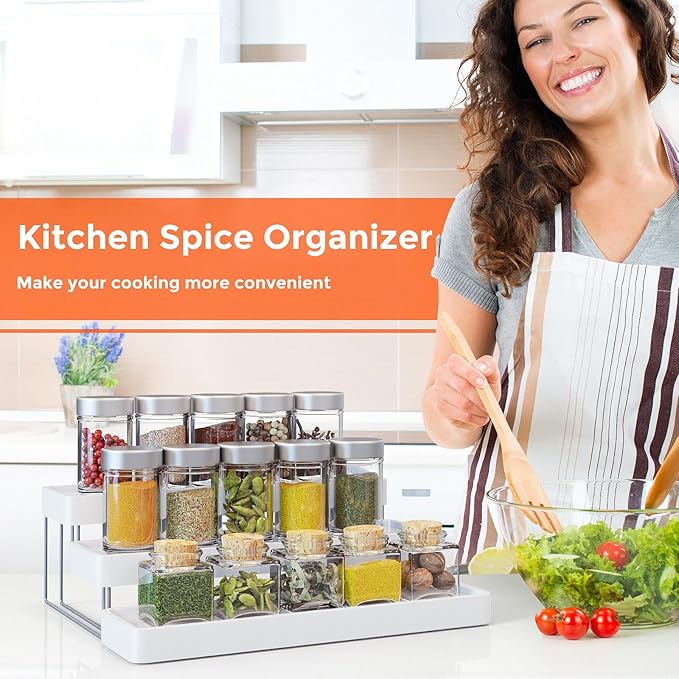 Expandable Spice Rack Organizer - Image 7