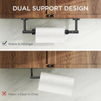 FORIOUS Paper Towel Holder Under Cabinet, SUS304 Wall Mounted Commercial Paper - Image 7